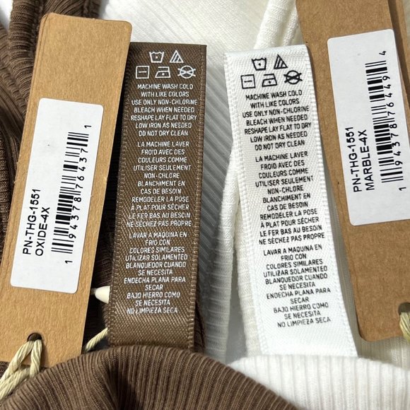 SKIMS Soft Lounge Cut Out Thong Lot of‎ 2 Marble Oxide Modal Blend 4X - Picture 12 of 15